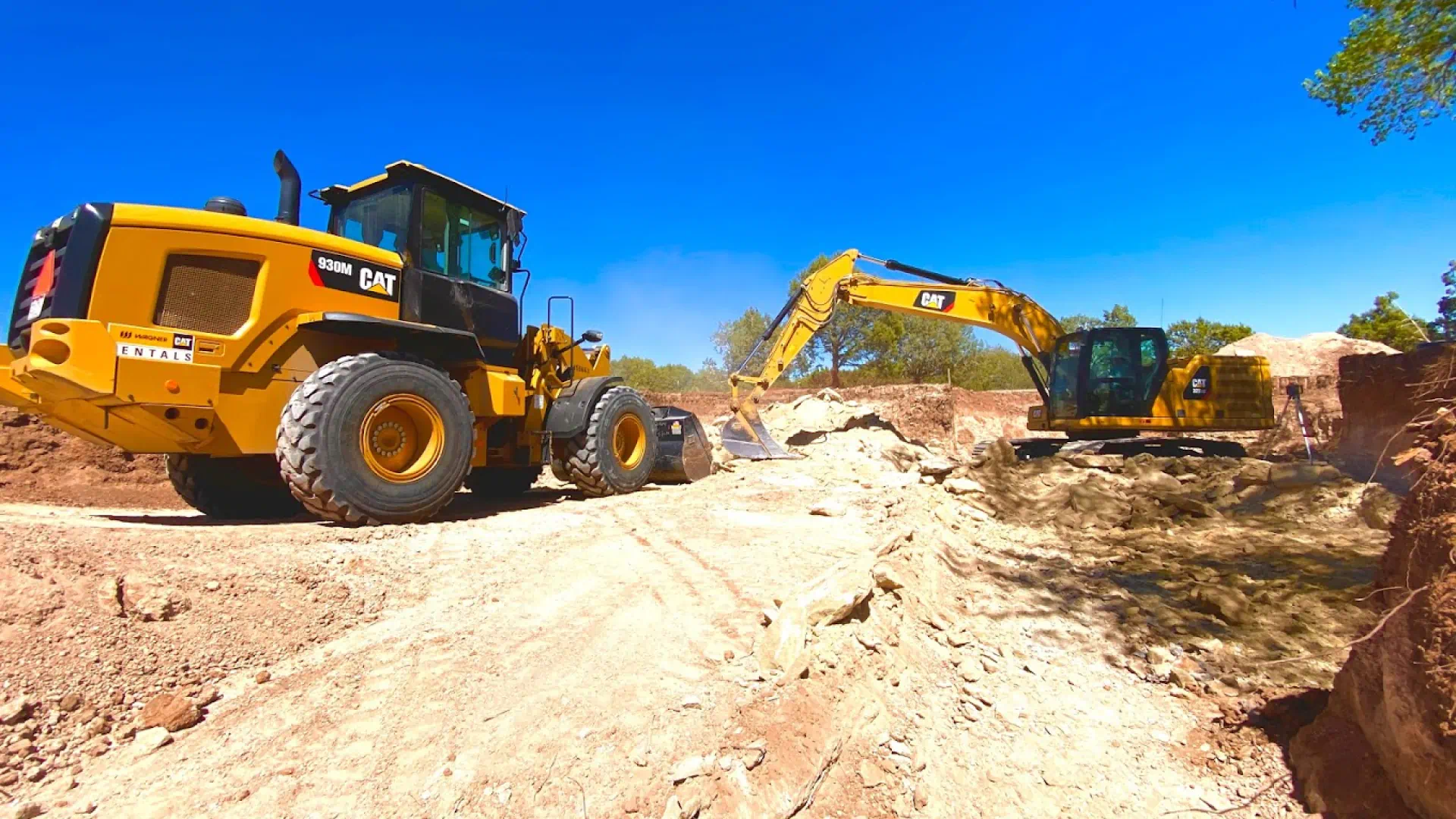 land development work of open lot